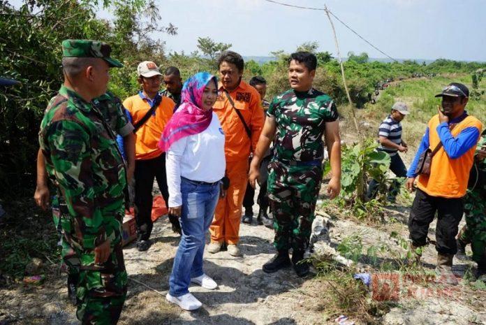 Wabup Etik Tinjau Lokasi Jatuhnya Pesawat T-50i Golden Eagle