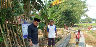 Realisasikan Aspirasi Warga, Taufiq Rizal Bangun Irigasi Pertanian