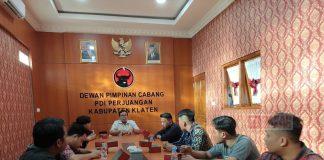 DPC PDI Perjuangan Klaten Gelar Rakor Terkait SIPOL