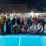 Zainuddin Resmikan Lapangan Bulu Tangkis di Desa Randu