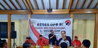 Gelar Reses, Dolfie Tinjau Daerah Penerima Bantuan