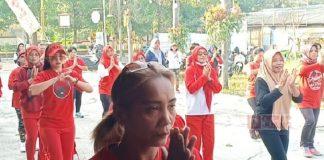 Heti Purwani Gelar Senam Sicita di Momen Jumat Sehat