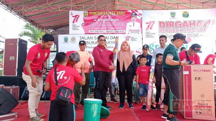 Andang Semarakkan Sedekah Bumi dan HUT RI di Desa Bawu