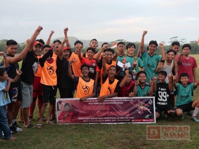 Babak Final Turnamen Sepak Bola Komunitas Juang Cup 2022, Cahyo CKJ Harus Tetap Solid