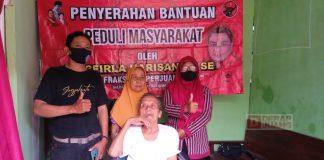 Bogi Berikan Kursi Roda Kepada Warga Arcawinangun