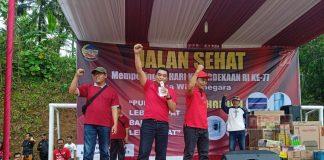 Bogi Lepas Peserta Jalan Sehat di Desa Windunegara