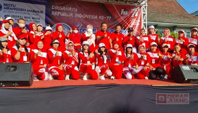 Bumikan SICITA, Kader Banteng Kota Wali Gerakkan 1.500 Peserta Senam