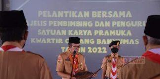 Bupati Husein Kukuhkan Tujuh Satuan Karya Pramuka