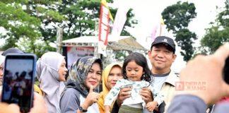 Bupati Husein Senam dan Jalan Sehat Bersama PKH Ajibarang