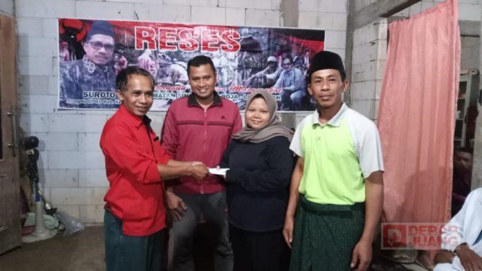 Dukungan Suroto Kepada Karangtaruna Seklotok Dalam Menyambut HUT RI ke-77