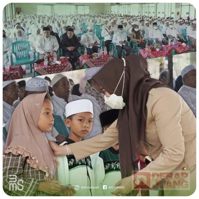 Gandeng IPHI, Mbak Eisti Berikan Santunan YatimPiatu