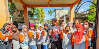 Jelang HUT RI ke-77, Bonar Lepas Peserta Jalan Sehat di Kelurahan Salatiga