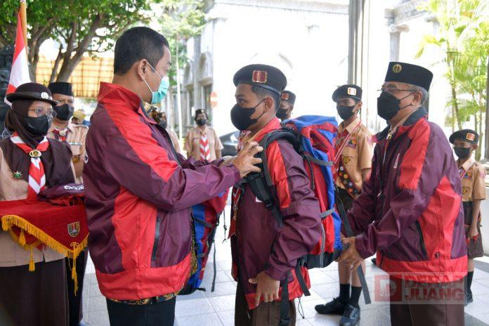 Mas Hendi Kirim 16 Remaja Terbaik Semarang ke Jambore Nasional Pramuka