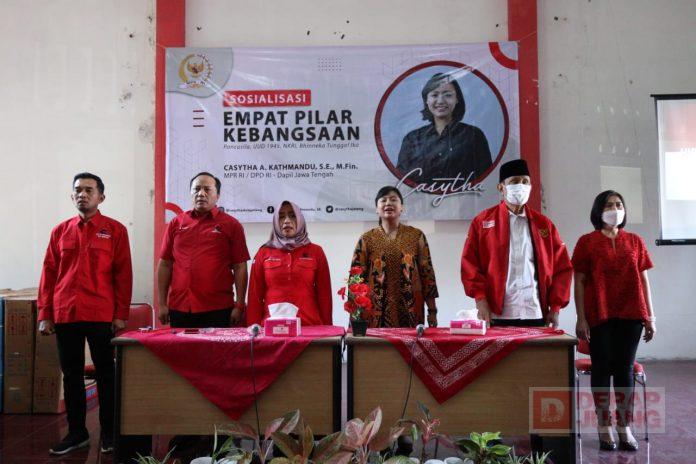Mbak Casytha Gelar Sosialisasi 4 Pilar Kebangsaan di Magelang