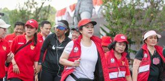 Mbak Puan Ajak Jurnalis Jogging Bareng di GBK
