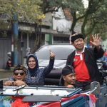 Momentum Perayaan HUT RI ke-77, Husein dan Sadewo Ikuti Parade Mobil Hias