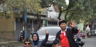 Momentum Perayaan HUT RI ke-77, Husein dan Sadewo Ikuti Parade Mobil Hias