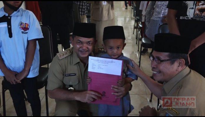 Ngesti Nugraha Berikan Santunan Kepada Ahmad Yusuf Afrizal