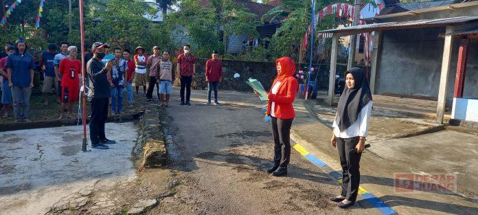 Novi Saya Bangga Bisa Mengikuti Upacara Bersama Warga Canden