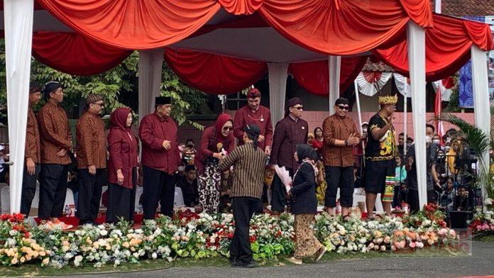 Pawai Kebangsaan Kabupaten Purbalingga Berlangsung Meriah