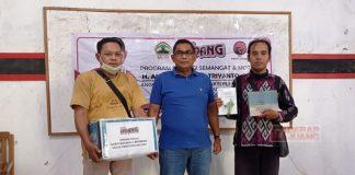 Peduli Penguatan Literasi, Andang Berikan Bantuan Buku
