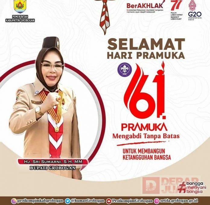 Peringatan Hari Pramuka, Sri Sumarni Ajak Jaga Kesatuan Indonesia