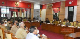 Pimpin Rapat PMK, Sri Sumarni Perketat Kendaraan Keluar Masuk Grobogan Bawa Hewan