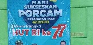 R. Muslim: Porcam Kecamatan Rakit Resmi Dibuka