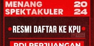 Resmi Daftar ke KPU, PDI Perjuangan Jadi Parpol Pertama