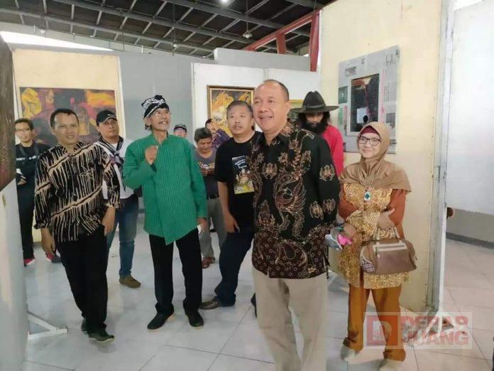 Sadewo Buka Pameran Lukisan di Tesda Purwokerto