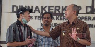 Sadewo Lepas Calon Transmigran Banyumas ke Gorontalo