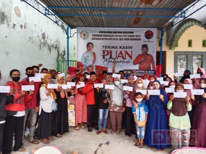 Salurkan PIP Aspirasi Mbak Puan, Cahyo Kumpulkan Wali Murid Penerima Bantuan