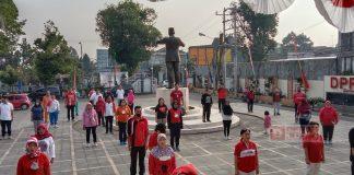 Semarakkan HUT RI ke-77, Bung Dance Selenggarakan Senam dan Lomba