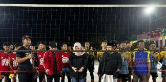Tatiek Buka Turnamen Bola Voli Banteng Muda Merak Cup
