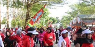 Tri Yuli Setyowati Ikut Memeriahkan Perayaan HUT ke-77 RI di Cepu