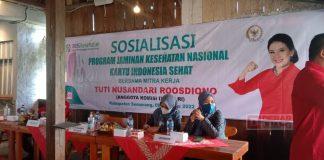 Tuti N Roosediono Gelar Sosialisasi Program JKN KIS Secara Virtual