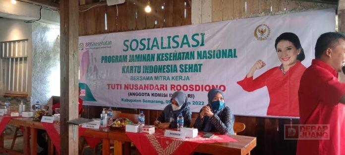 Tuti N Roosediono Gelar Sosialisasi Program JKN KIS Secara Virtual