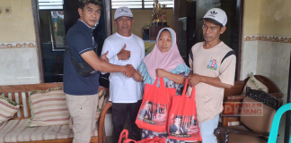 Ringankan Beban Korban Kebakaran, Tim Harris Turino Bergerak Salurkan Bantuan