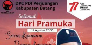 Hari Pramuka, Ridwan Ajak Kader Partai Mengabdi Tanpa Batas