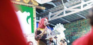 Sri Mulyani Apresiasi Pagelaran Wayang Kulit di Desa Menden