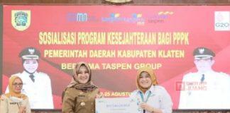 Sri Mulyani Hadiri Acara Sosialisasi Program Taspen