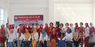 Srikandi PDI Perjuangan Kota Magelang Ikuti Fashion Show