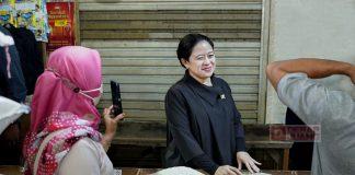 Puan Maharani Pantau Harga Kebutuhan Pokok di Pasar Pondok Gede