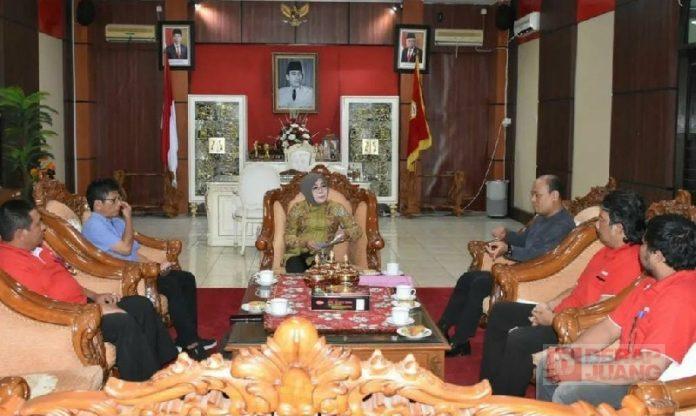 Atasi Masalah Ketenagakerjaan, Sri Sumarni Audiensi Bersama Serikat Pekerja