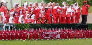 Banteng Kota Wali Semarakkan Senam Indonesia Cinta Tanah Air