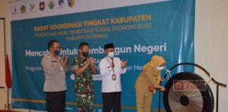 Bupati Demak Buka Rakor Pendataan Awal Registrasi Sosial Ekonomi 2022