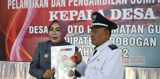 Bupati Grobogan Minta Kepala Desa Terlantik Berlakukan Transparansi Menyeluruh