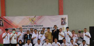 Bupati Husein Hadiri Pelantikan Pengurus NPCI Banyumas