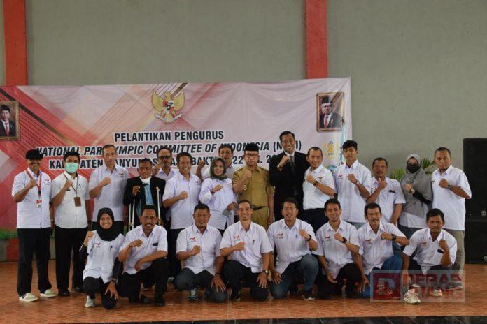 Bupati Husein Hadiri Pelantikan Pengurus NPCI Banyumas