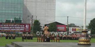 Bupati Husein Pimpin Apel Besar Hari Pramuka Tingkat Kabupaten Banyumas